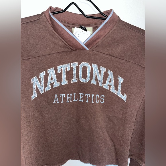 H&M Cropped Brown Crewneck - Picture 2 of 5